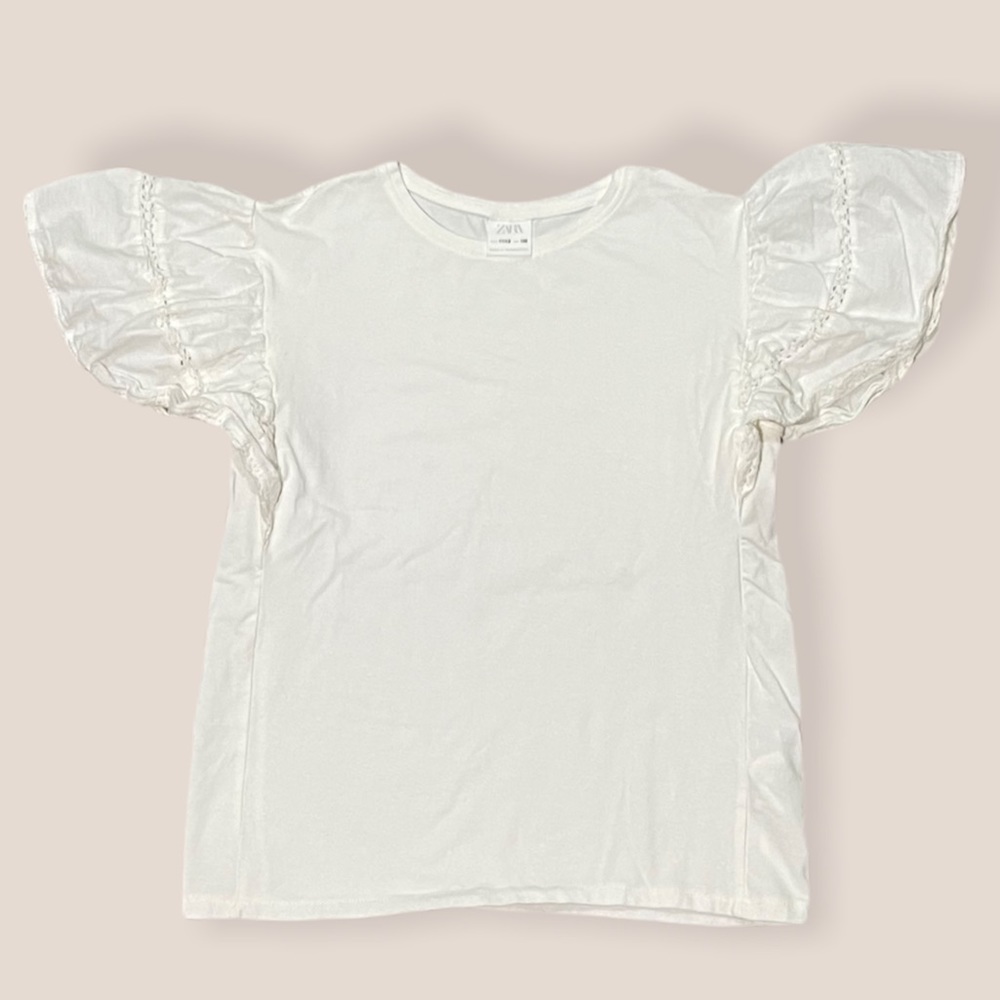 ZARA Kids (Girls) Layered Butterfly Tee